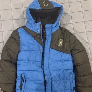 Spyder Two-Tone Blue and Black Jacket